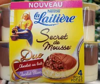 Secret de Mousse Duo Chocolat au Lait Chocolat Blanc