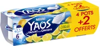Yaos Le Yaourt à la Grecque Pulpe de citron 6 x 125 g