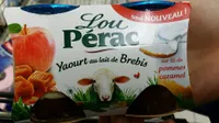 Yaourt au lait de brebis sur lit de pommes caramel