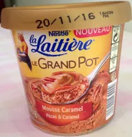 Le grand pot mousse caramel pécan et caramel