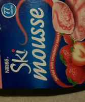 Ski Fruit Mousse Strawberry & Strawberry Coulis 4X60g