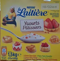 Yaourts pâtissiers multi saveurs 12 x 125 g