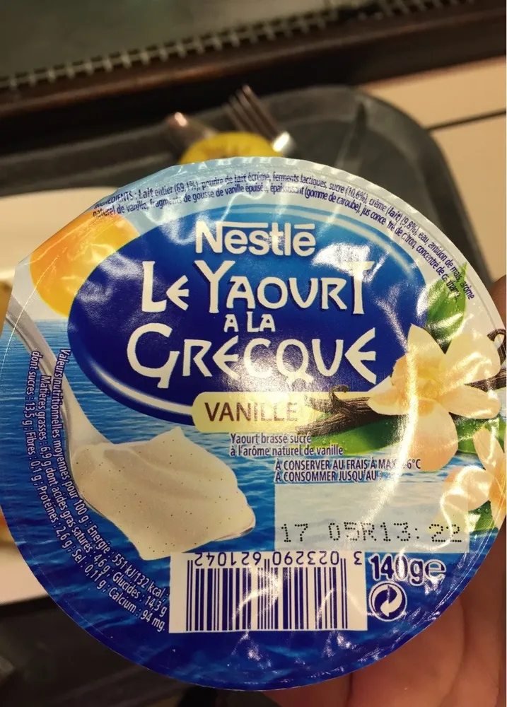 Yaourt à La Grecque à La Vanille