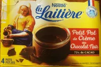 Petit pot de creme au chocolat noir
