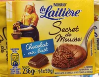 Secret de Mousse Chocolat au Lait (4 Pots)