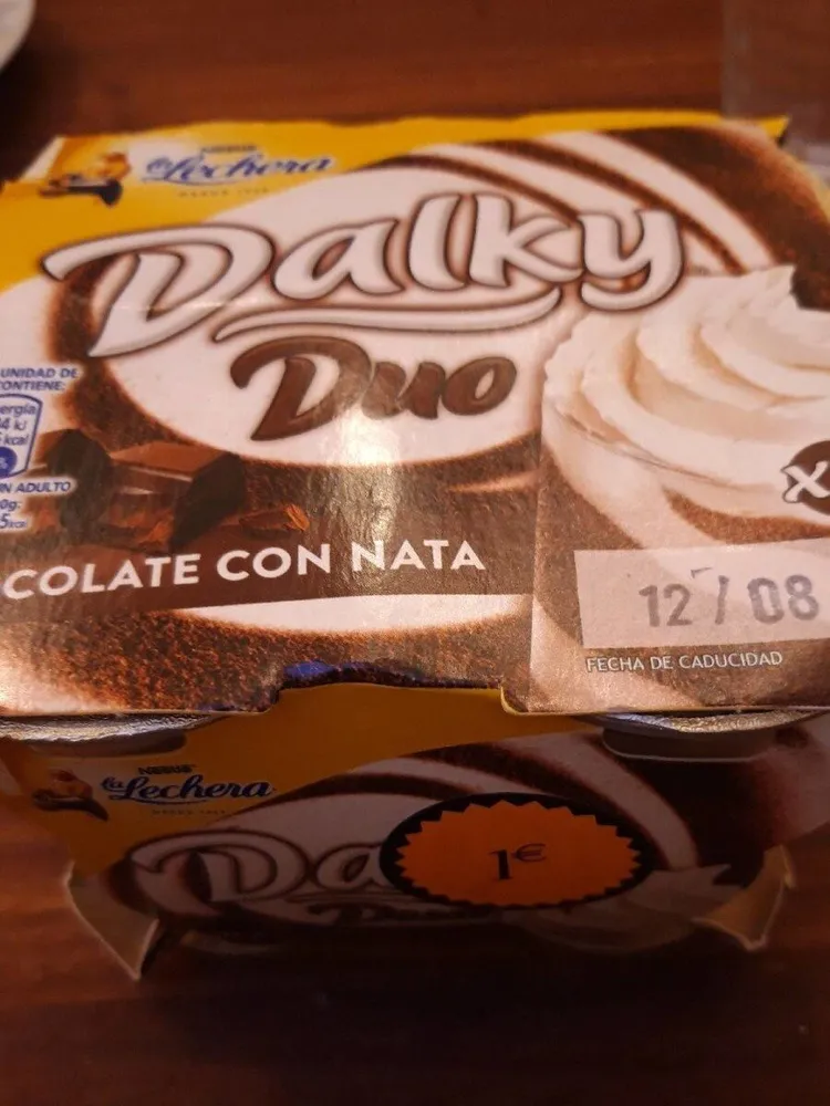 Dalky duo chocolate con nata