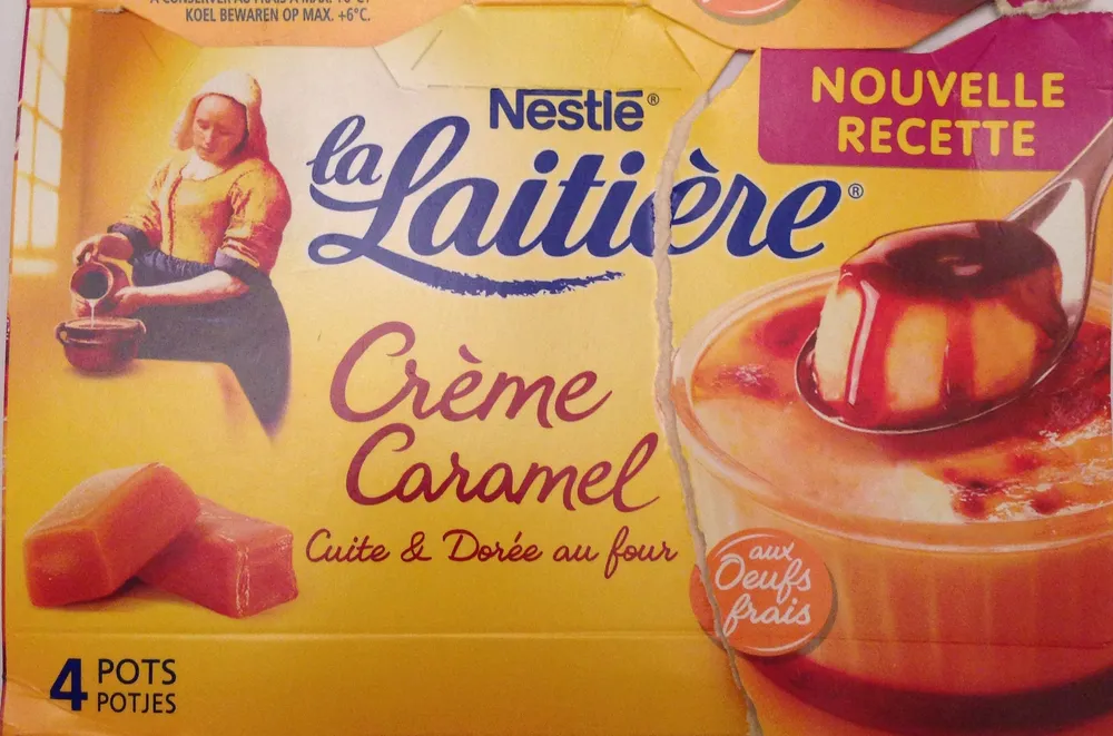 Crème Caramel Cuite & Dorée au four (4 Pots)