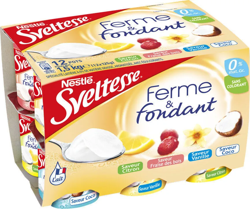 Sveltesse Ferme & Fondant Panaché 12 x 125 g