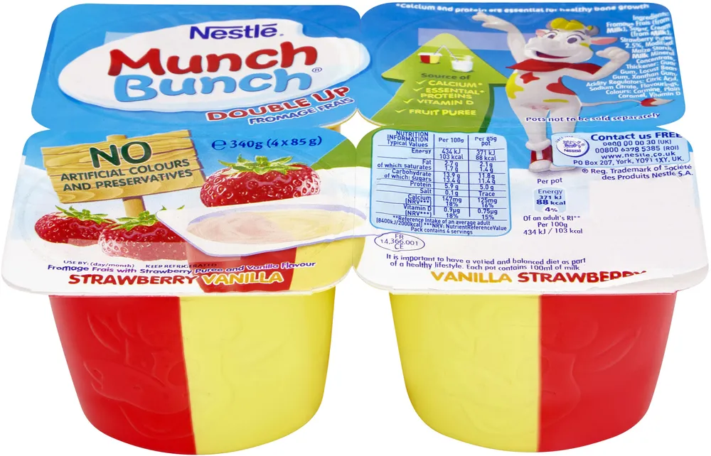 Munch Bunch Double Up Strawberry & Vanilla