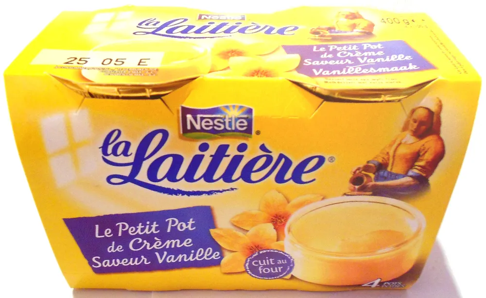 Le Petit Pot de Crème, Saveur Vanille (4 Pots)
