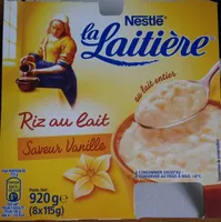 Riz au lait Saveur Vanille
