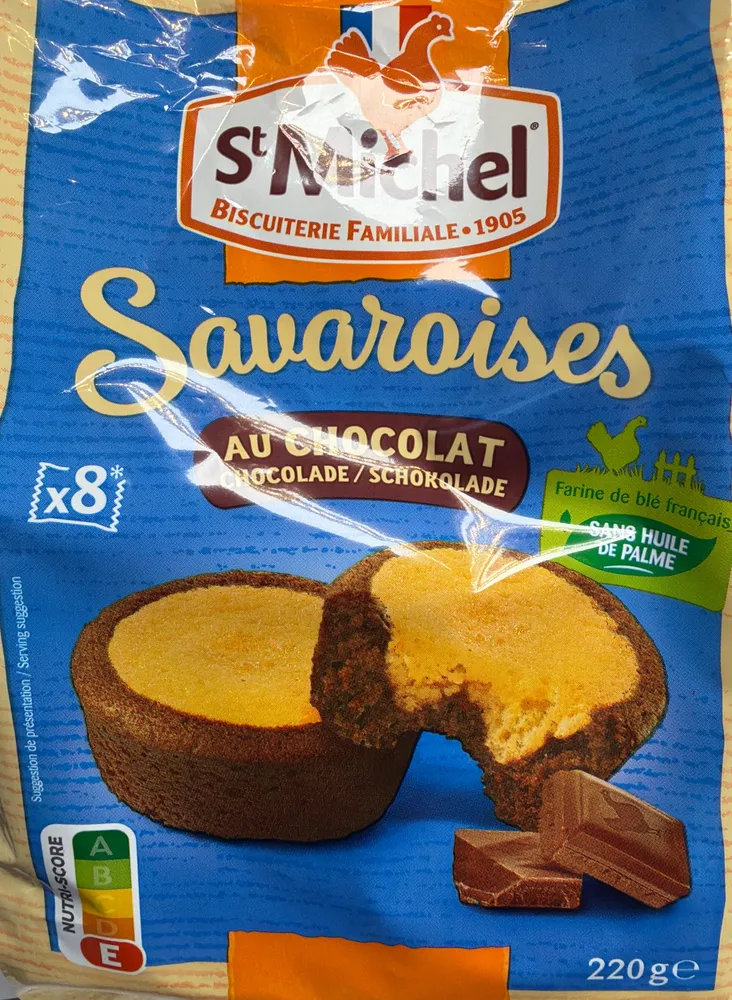 Savaroises au chocolat