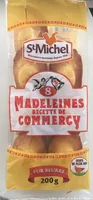 8 Madeleines - Recette de Commercy