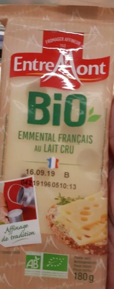 Emmental français au lait cru bio