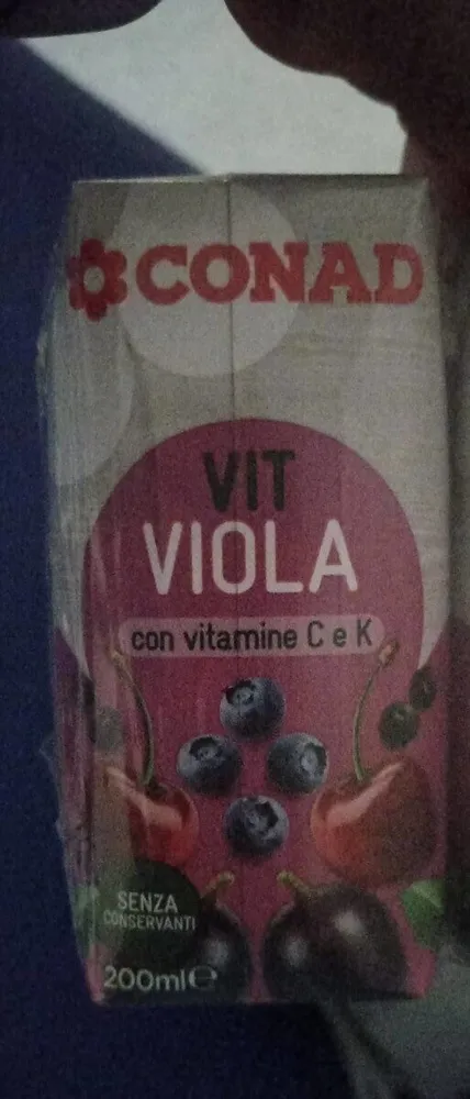 Succhi di frutta Vit viola con vitamine C e K