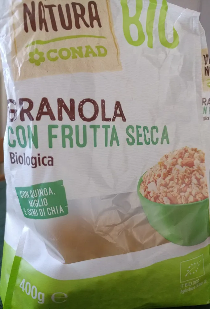 granola con frutta secca