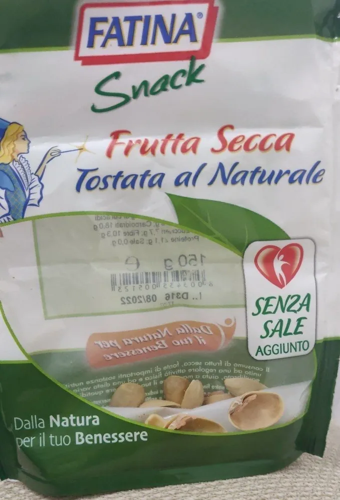 Pistacchi tostati senza sale