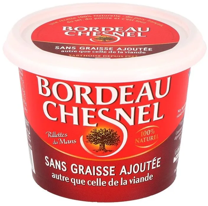 Rillettes du Mans sans graisse ajoutée