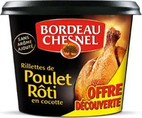 Rillettes de poulet roti bordeau chesnel 220g offre decouverte
