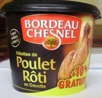 Rillettes de Poulet Rôti en Cocotte (+ 10 % Gratuit)