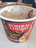 Rillettes de poulet rôti aux oignons confis