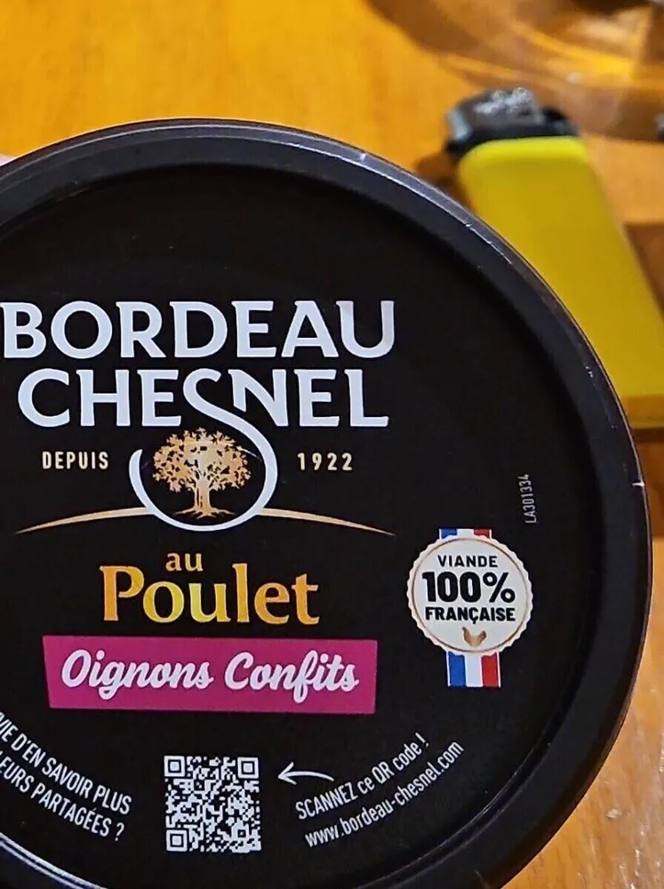 Au poulet oignons confits