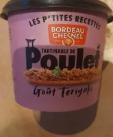 Tartinable de poulet goût teriyaki