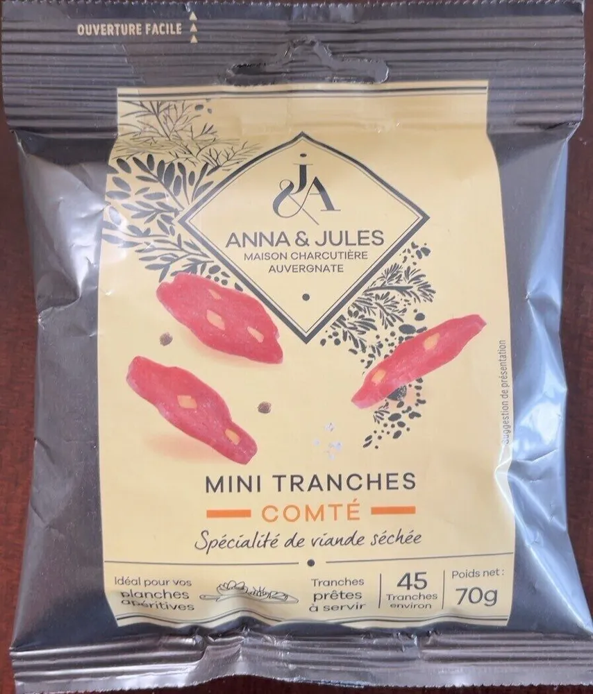 Mini tranches comté