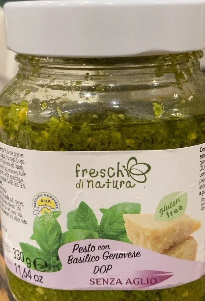 Pesto con basilico genovese senza aglio