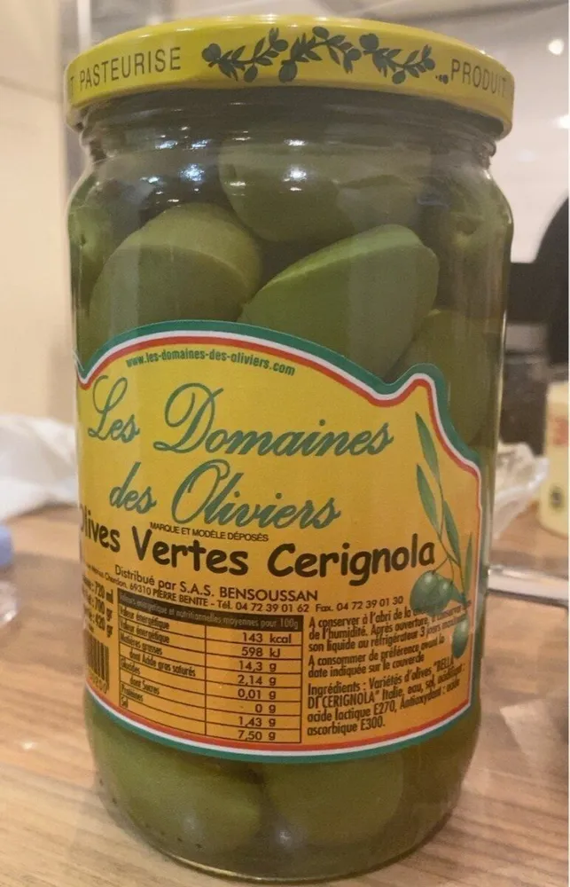Olives vertes cerignola