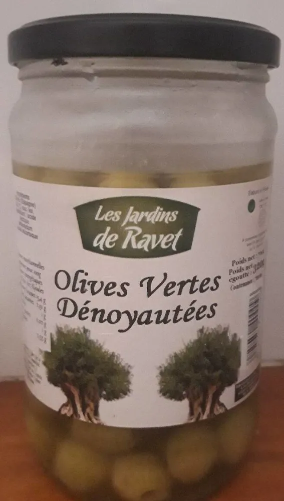 Olives verte denoyautés