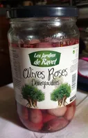 Olives roses dénoyautées