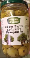 Olives vertes colossales dénoyautées