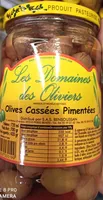 Olives Cassées Pimentées