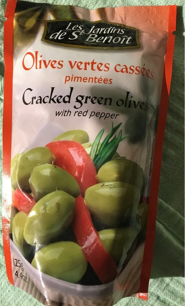Olives vertes cassées