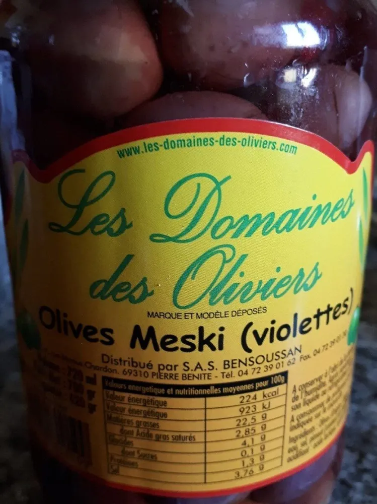 Olives Meski (violettes)