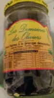 Olives Noires FG Denoyautees X2