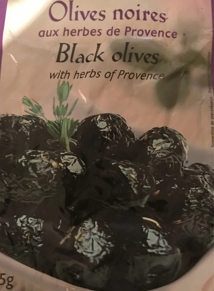 Olives noires aux herbes de provence