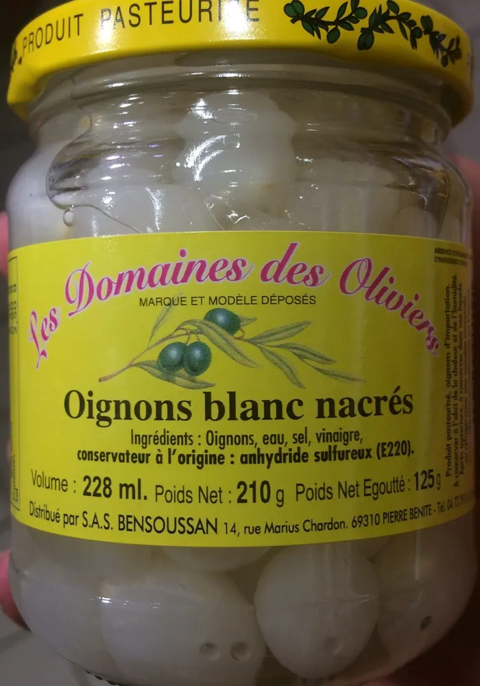 Oignons Blancs Nacres