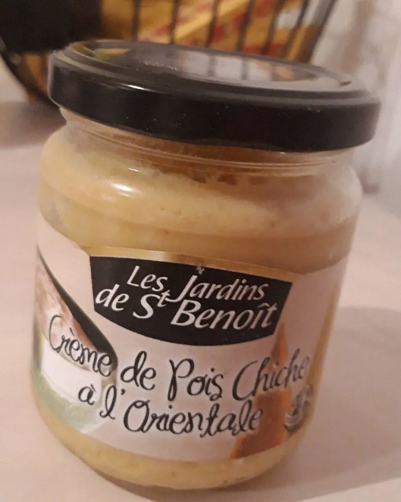 Crème pois chiche à l'orientale