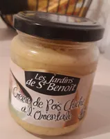 Crème pois chiche à l'orientale