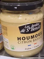 Houmous citron basilic