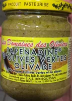 Tapenade d'olives vertes