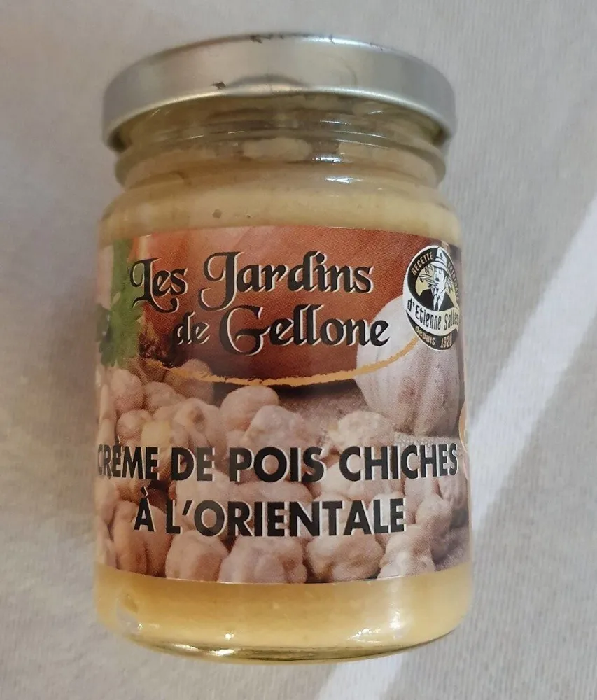 Crème de pois chiches à l'orientale
