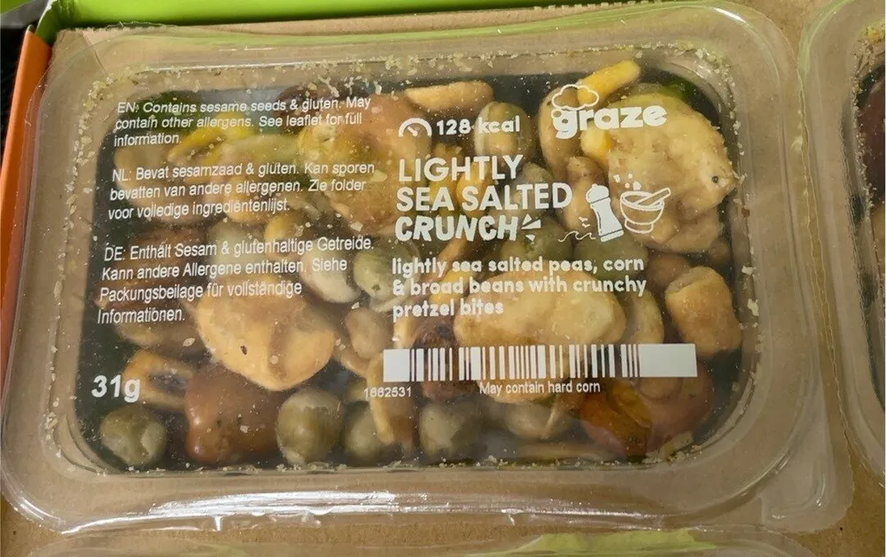 Lightly sea salted crunch