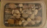 Pretzel & peanut chocolate curiosities