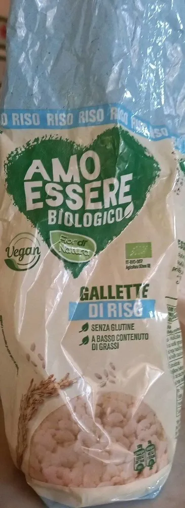 Gallette di riso vegane senza glutine bio
