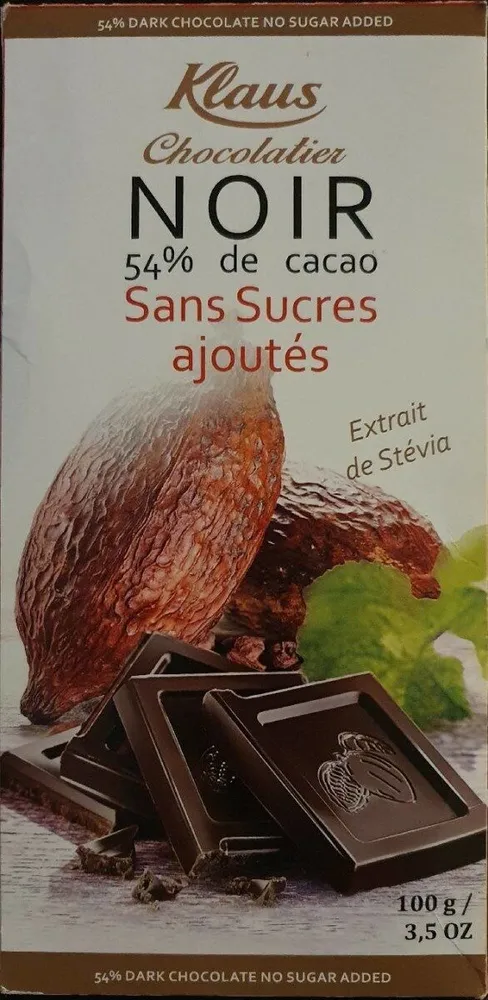 Chocolat noir 54% de cacao