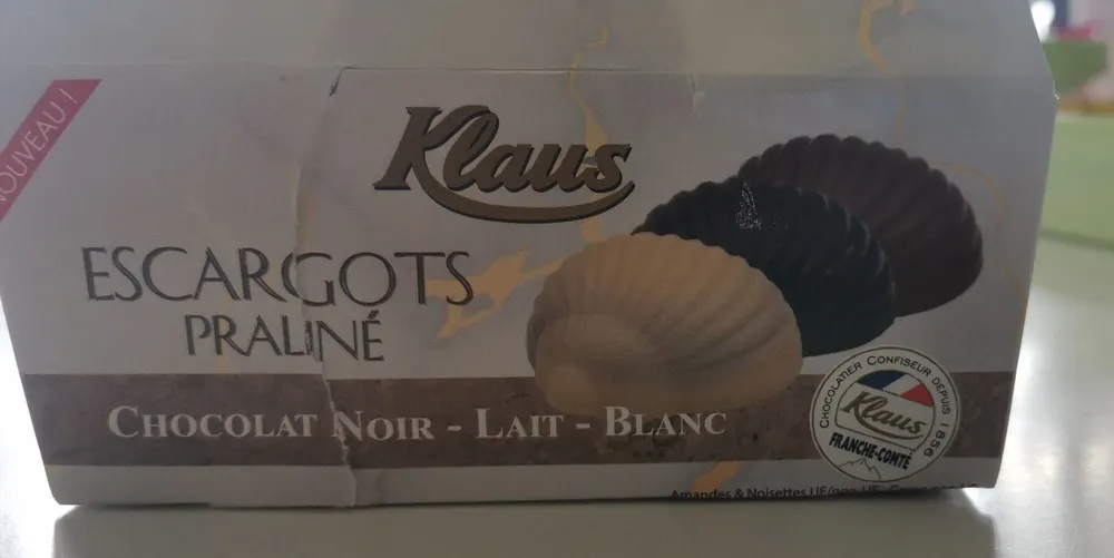 Escargots praliné