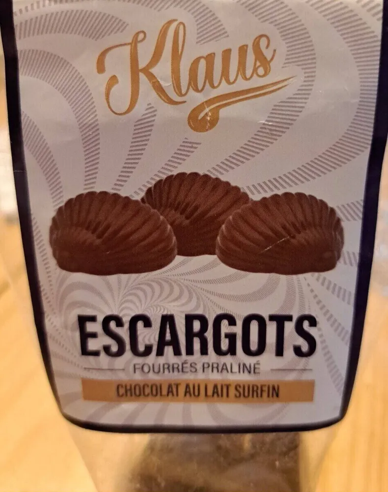 Escargots fourrés pralinés - chocolat au lait surfin